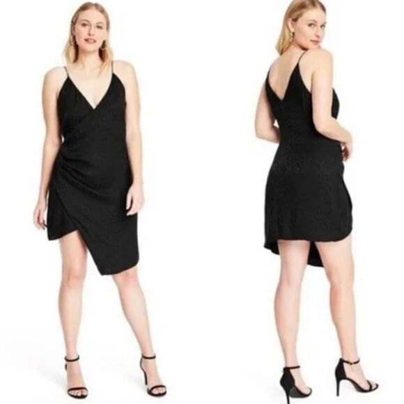 𝅺🆕 Cushnie x Target Leopard Print Asymmetric Slip Dress - Picture 2 of 10